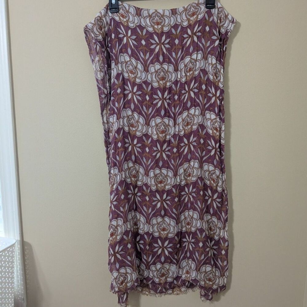 Boho Artsy Geometric Floral Pashmina/Scarf